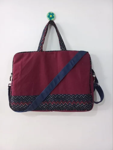 Cotton Canvas 12 inch handmade office laptop bag