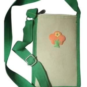 Green Printed Sling Bag