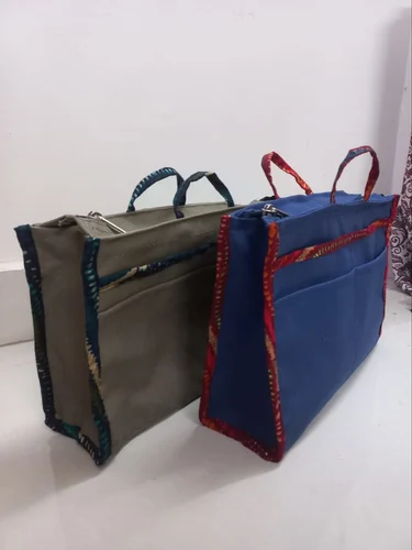Handmade Unisex Cotton Canvas Vanity Bag