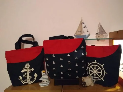 Handmade Customizable Cotton Canvas Beach Bag