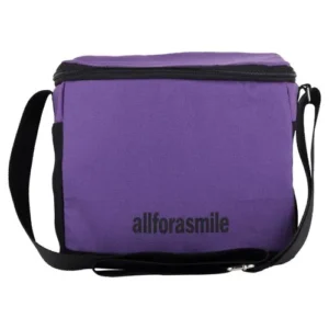 Purple Handmade Cotton Canvas Lunch Bag