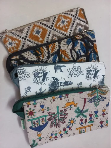 Handmade Five Pocket Cotton Canvas Organiser Bag