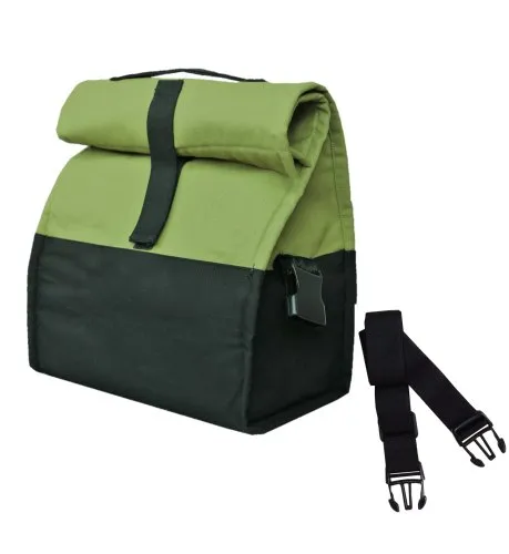 XL Olive Green Cotton Canvas Lunch Bag
